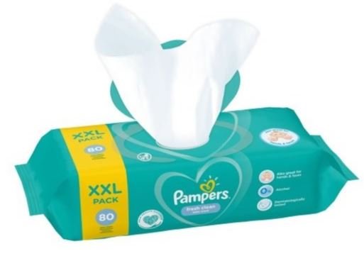 chusteczki pampers xxl