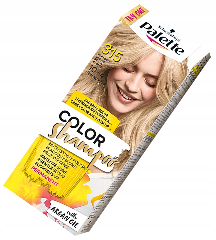 palette color shampoo 315 perłowy blond szampon koloryzujący opis produktu