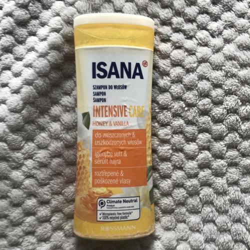 isana intensive care szampon do włosów zmęczonych i zniszczonych honey&vanilla