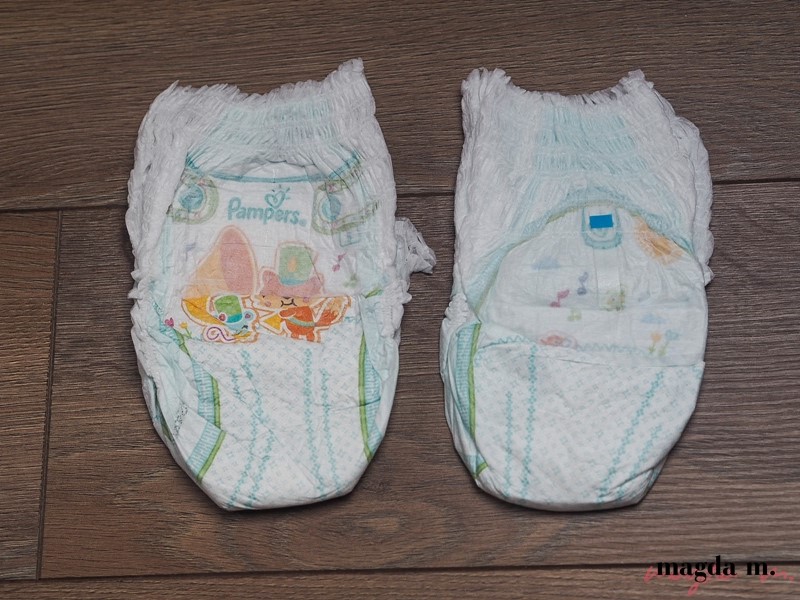 pampers pants pasek z tyłu