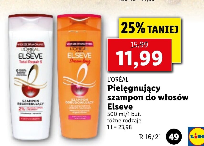 lidl loreal szampon