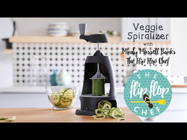 pampered chef spiralizer chef shanna banana chef