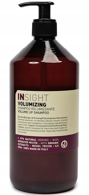 insight volumizing szampon dodający objętości 900 ml