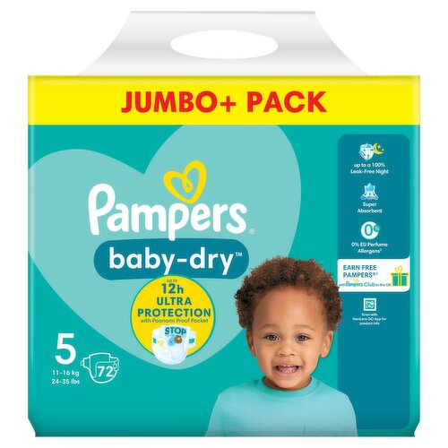 pampers nappies size 5