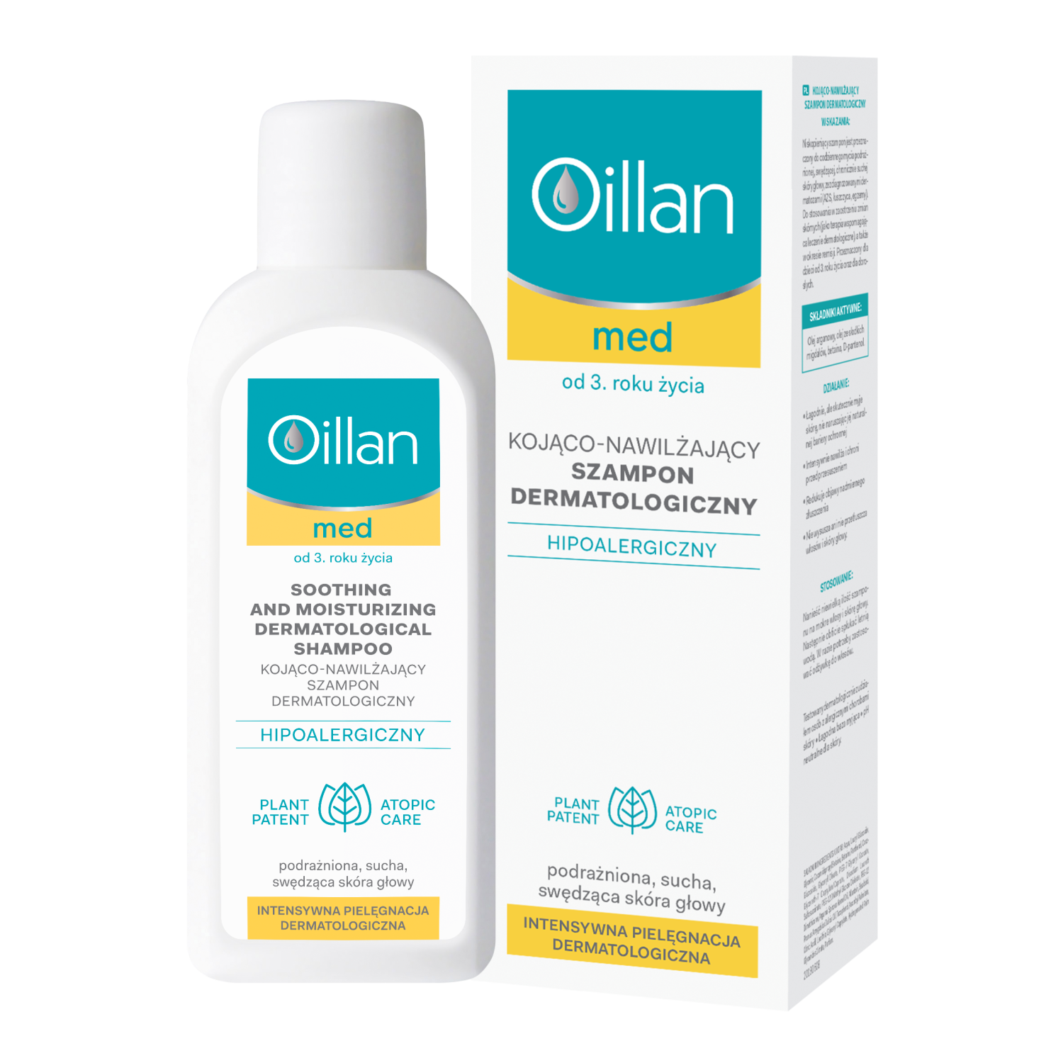 oillan med+ keratolityczny szampon dermatologiczny 150 ml