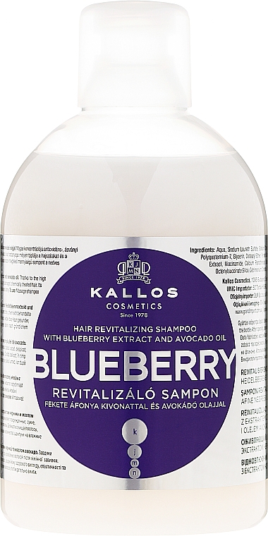 kallos szampon do włosów blueberry opinie