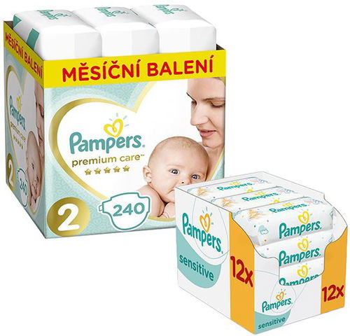 pampers premium care 2 mini 240