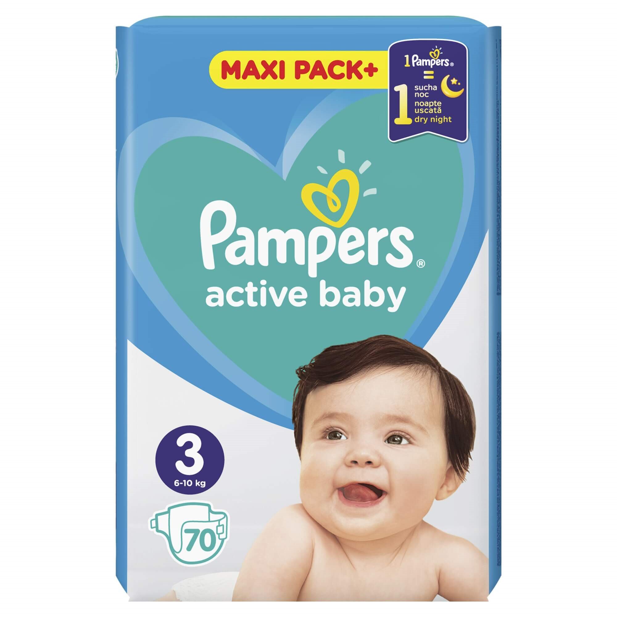 pampers active