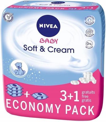 nivea baby chusteczki nawilżane soft & creme