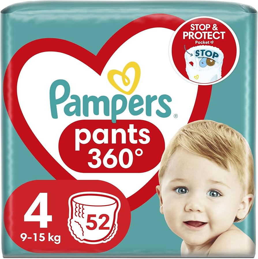 pampers pants rozmiar 4 52 pieluchomajtek