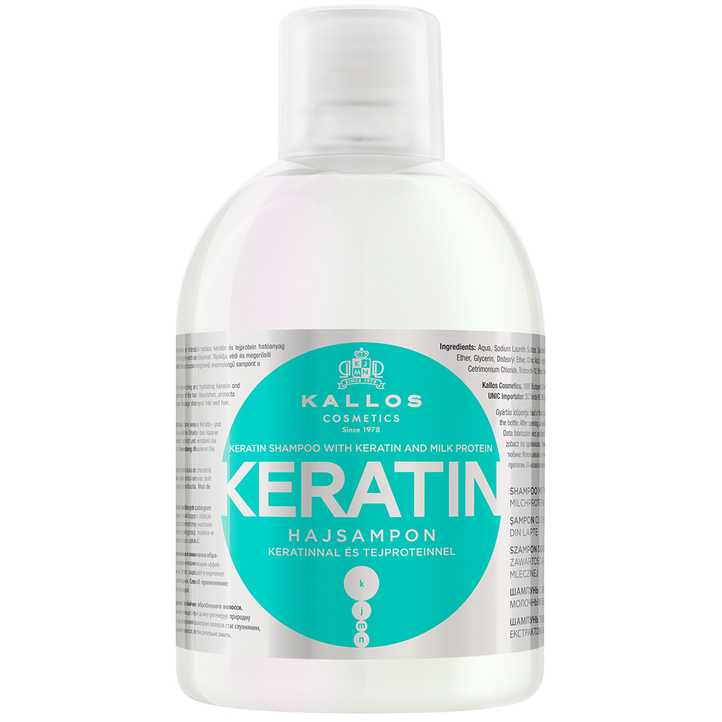 kallos cosmetics keratin szampon skład