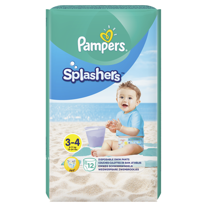 pampers pieluszki do pływania splashers 4