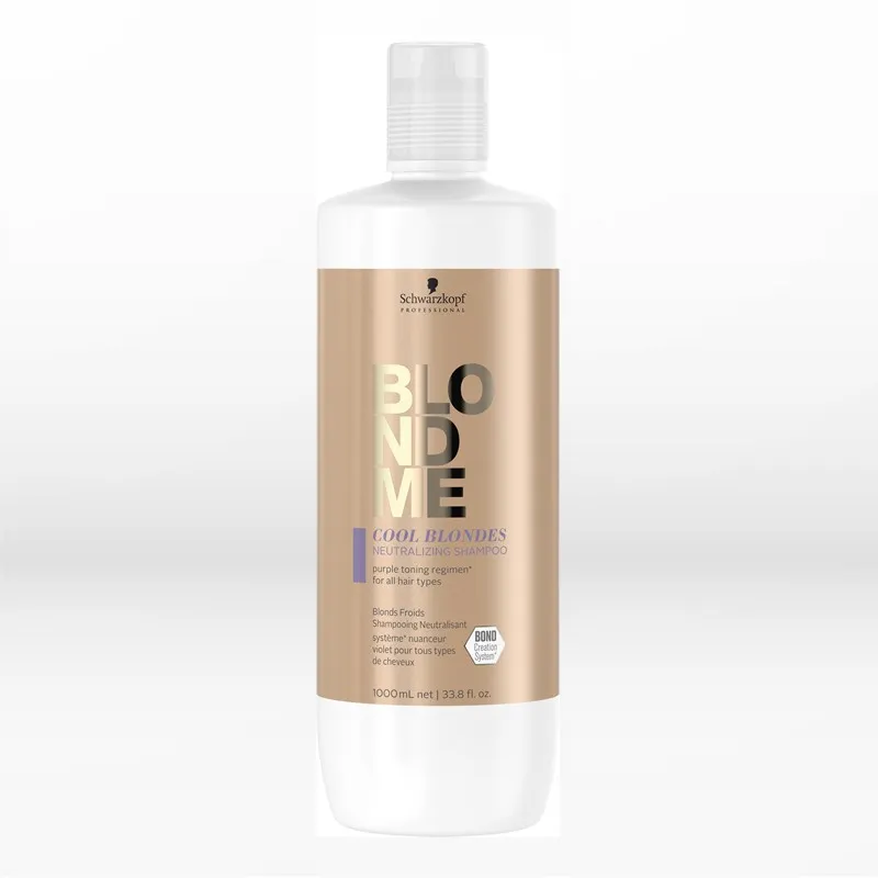 schwarzkopf blondme szampon nabłyszczający zimny blond 1000ml