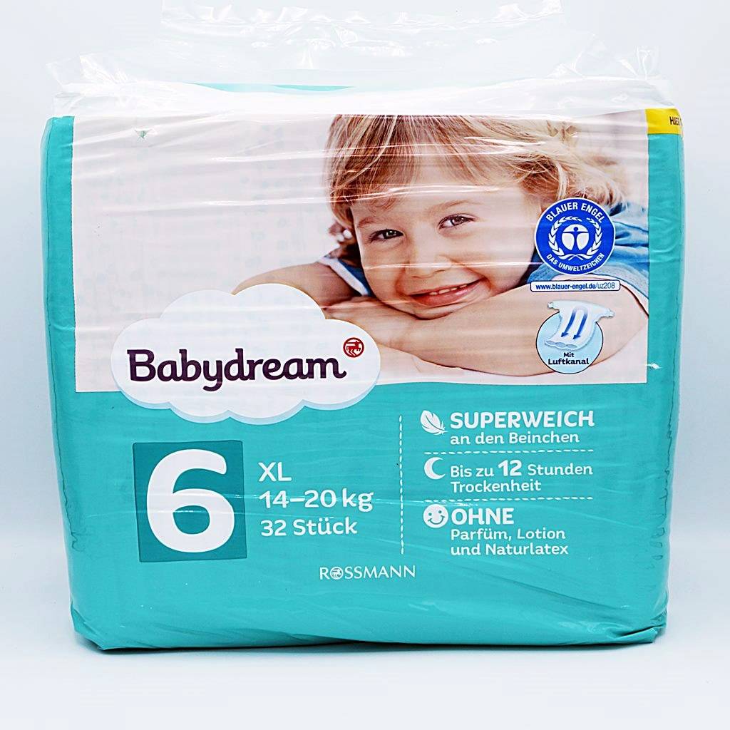 babydream 6+ vs pampers 6