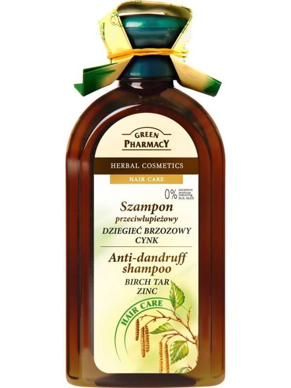 szampon z oczyszczonym dziegciem brzozowym
