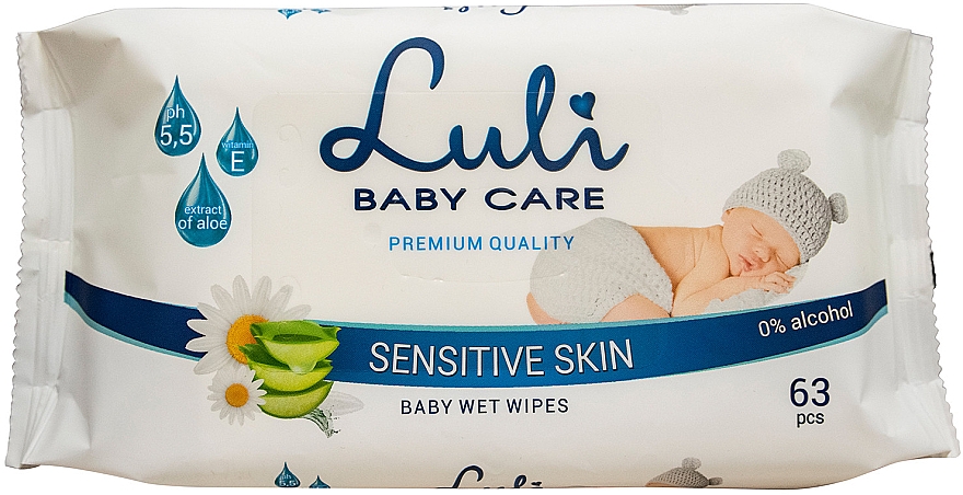 luli baby care nawilżane chusteczki dla niemowląt