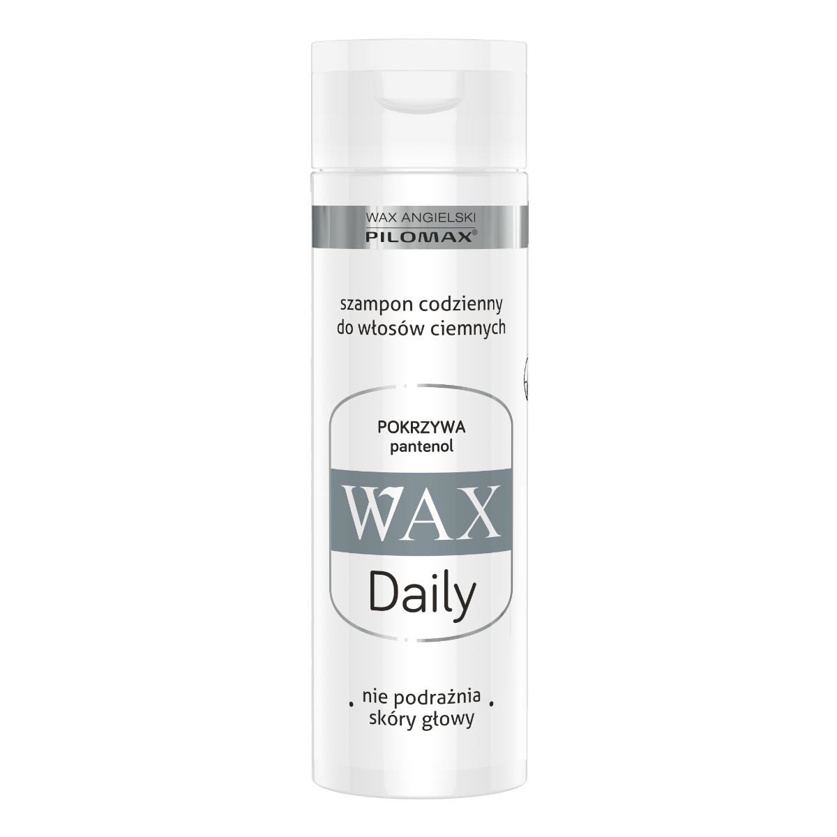 pilomax wax daily szampon z pantenolem do włosów ciemnych 200ml