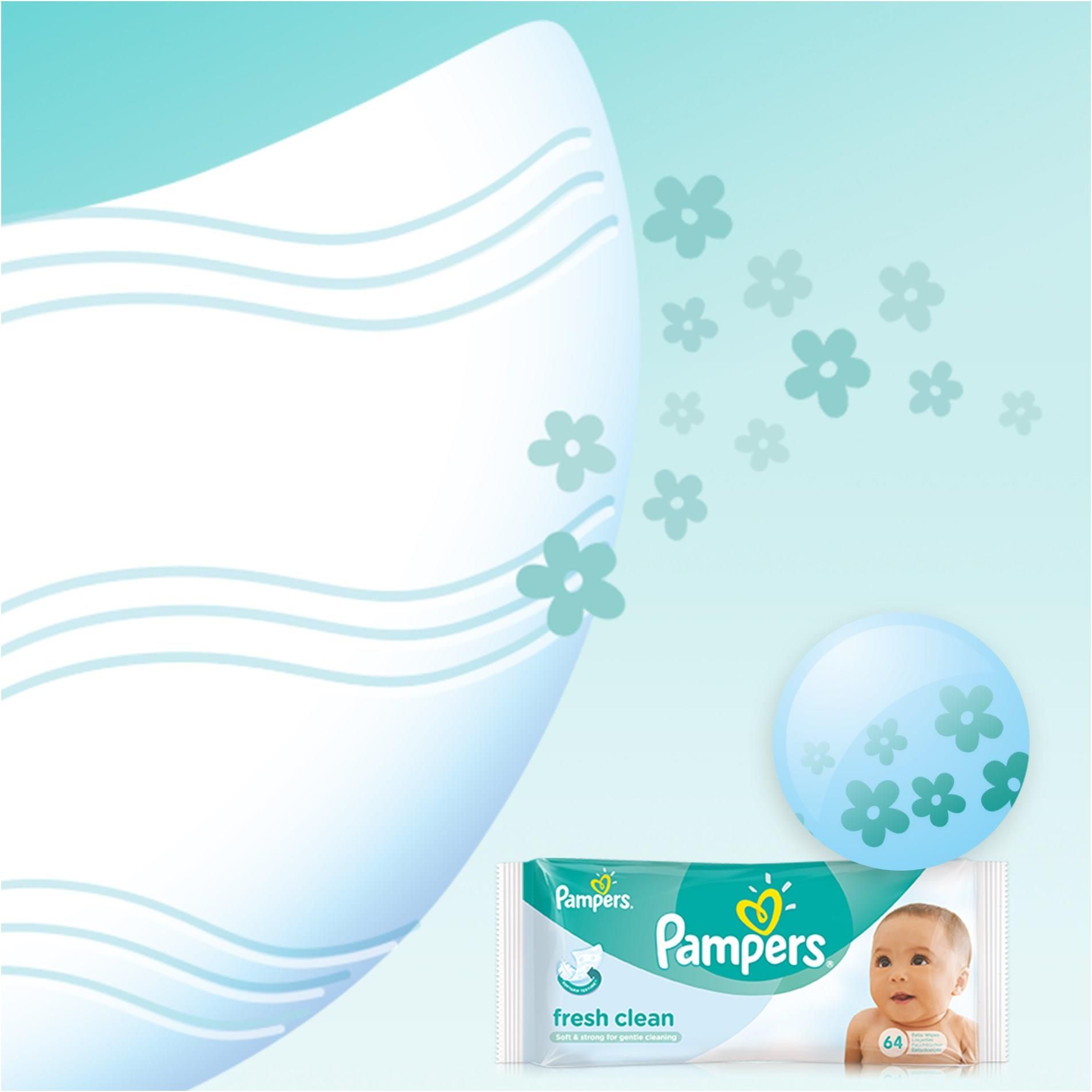 pampers chusteczki mokre 64 szt ceneo