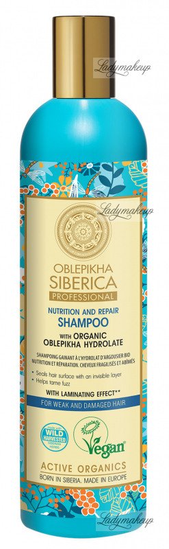 natura siberica seria rokitnikowa szampon do każdego rodzaju włosów 400ml