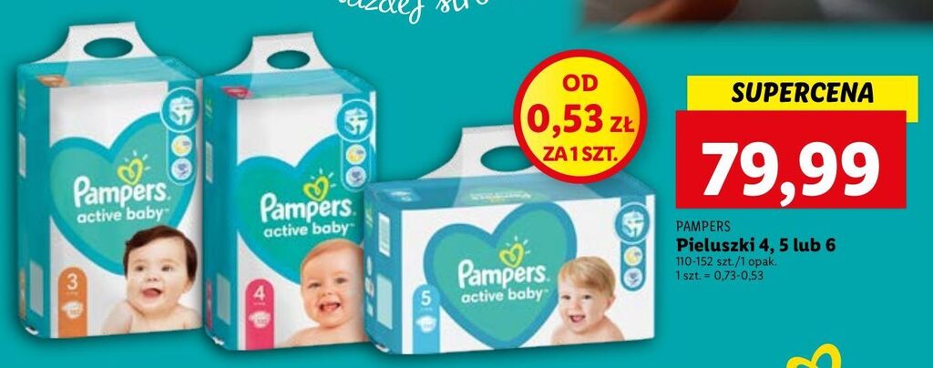 lidl pampers active baby 4