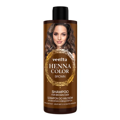 venita salon szampon do włosów brązowych