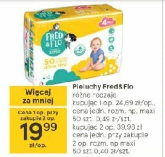 pieluchy fred i floo tesco