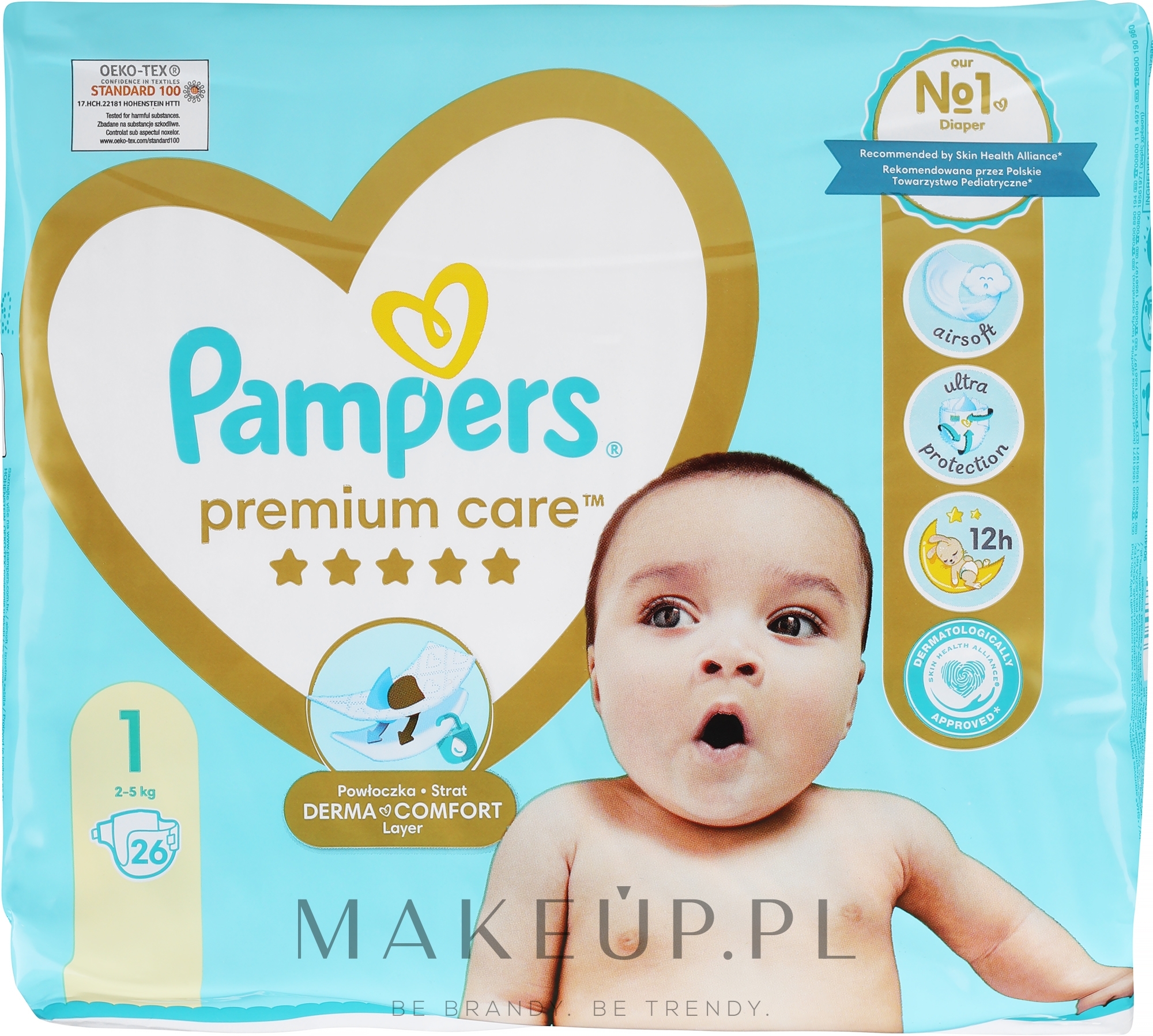 pieluszki pampers premium newborn 2-5 kg 26 szt