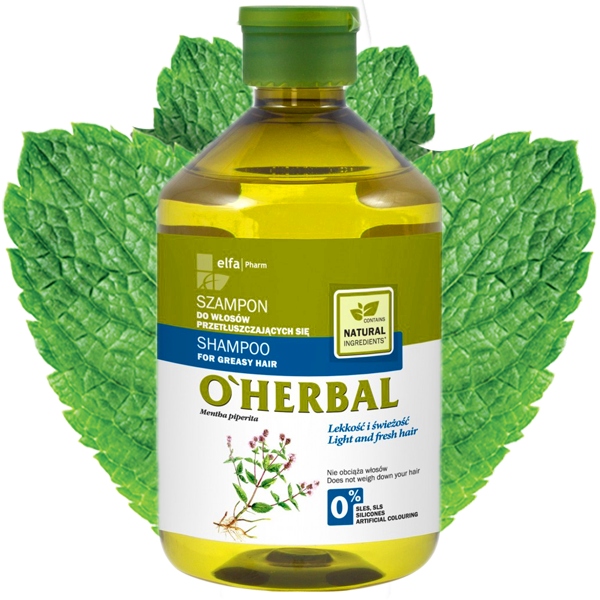 oherbal szampon mięta pieprzowa allegor