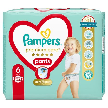 pieluszki typu pampers 6 do 25 kg