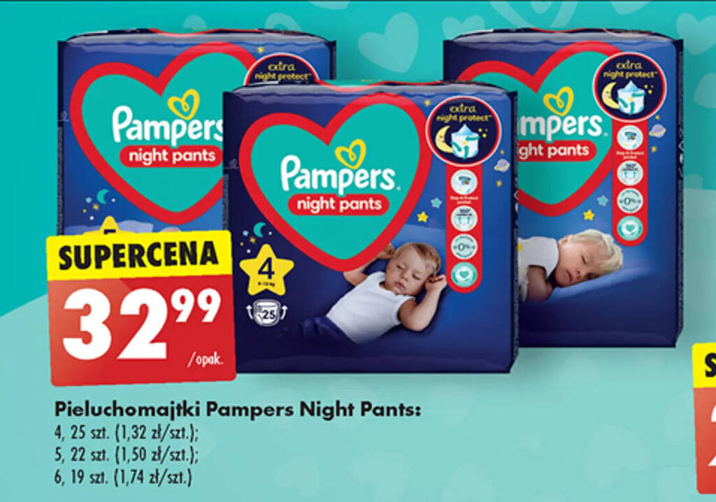 biedronka pampers super cena