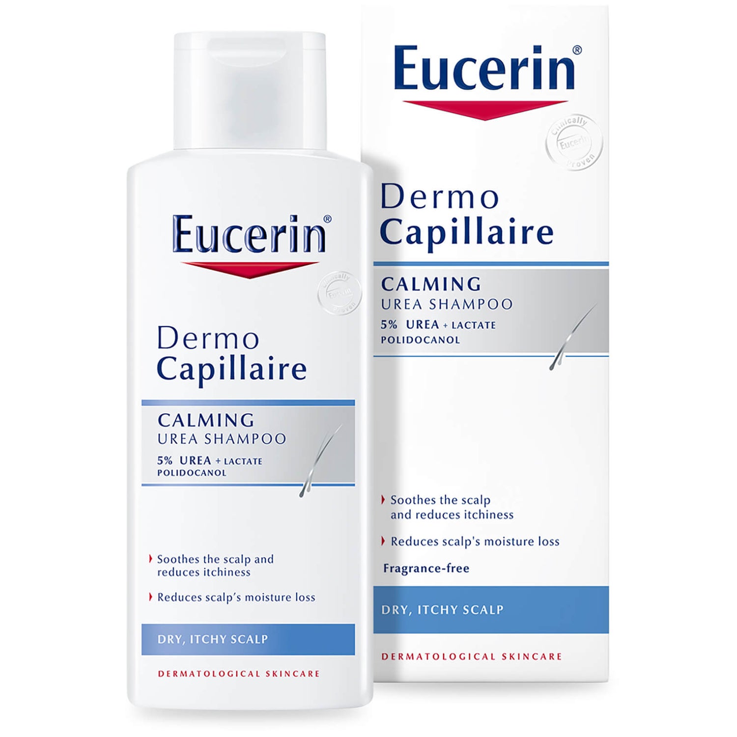 eucerin dermocapillaire calming 5 urea shampoo szampon 250 ml