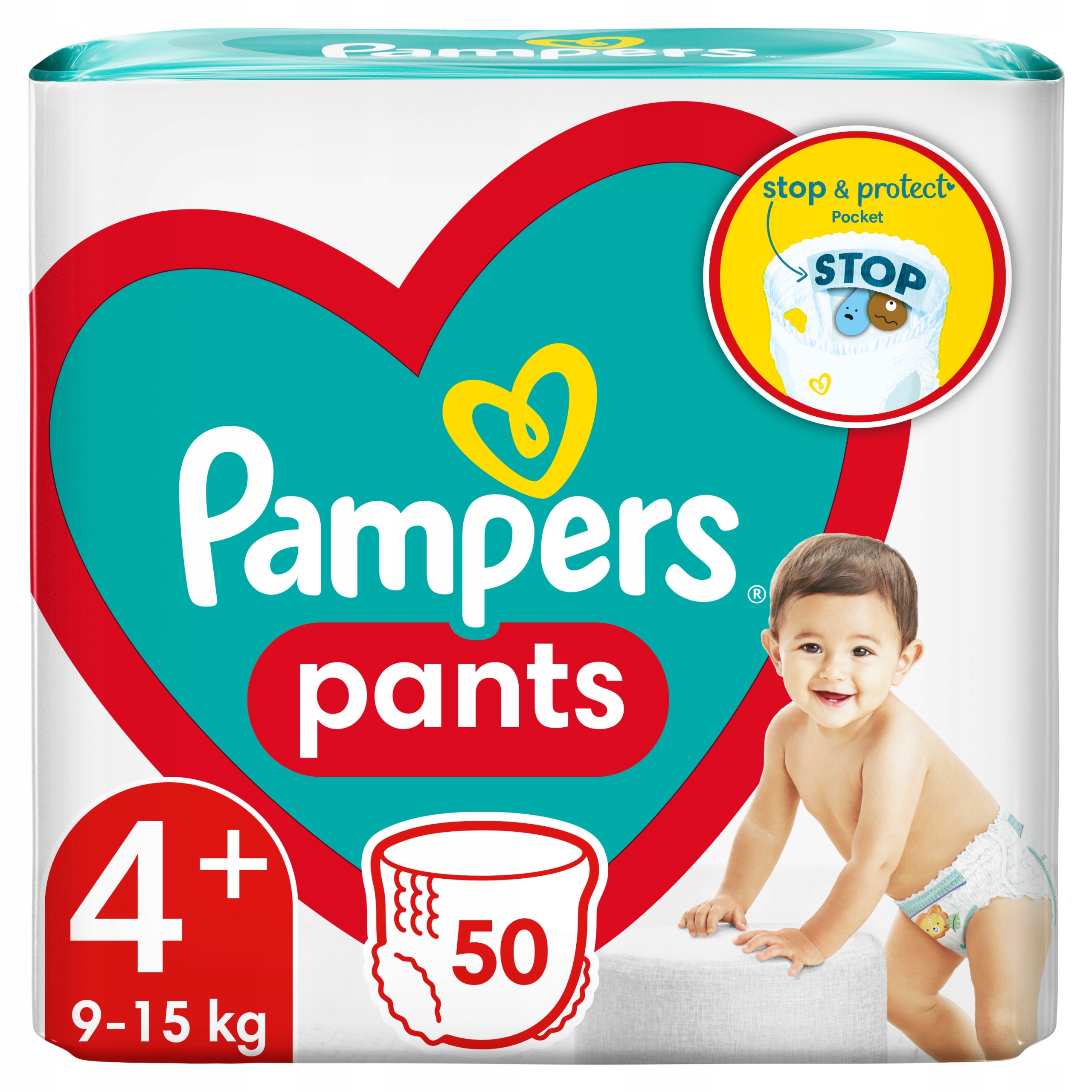 pieluchy pampers 4 plus 50 szt