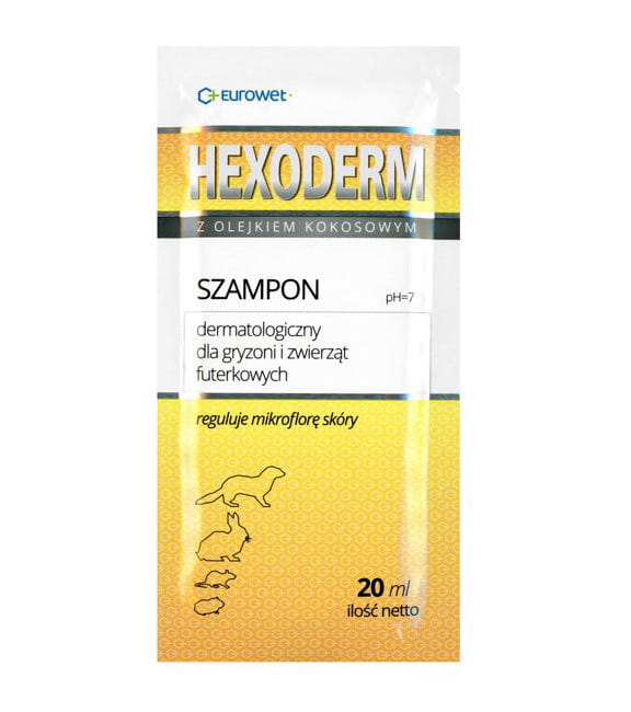 hexoderm szampon dla gryzoni 20ml