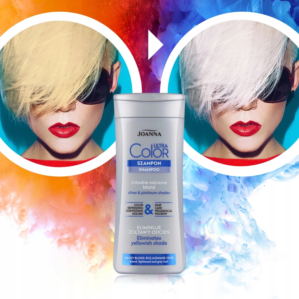 ultra color system szampon do włosów blond rozjaśnianych i siwych
