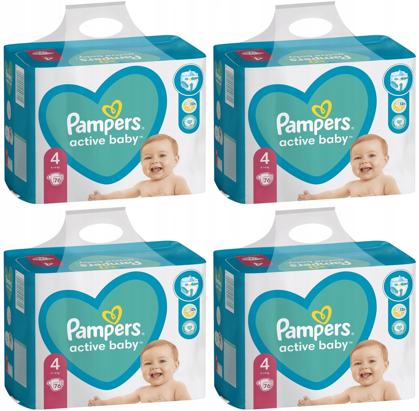 pampers 4 304 szt