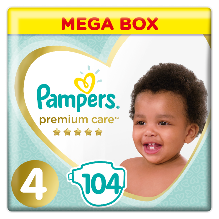 pampers premium care 4 mega box