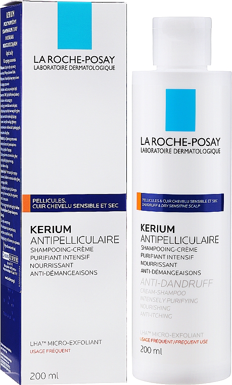 la roche-posay kerium szampon przeciw suchemu łupieżowi