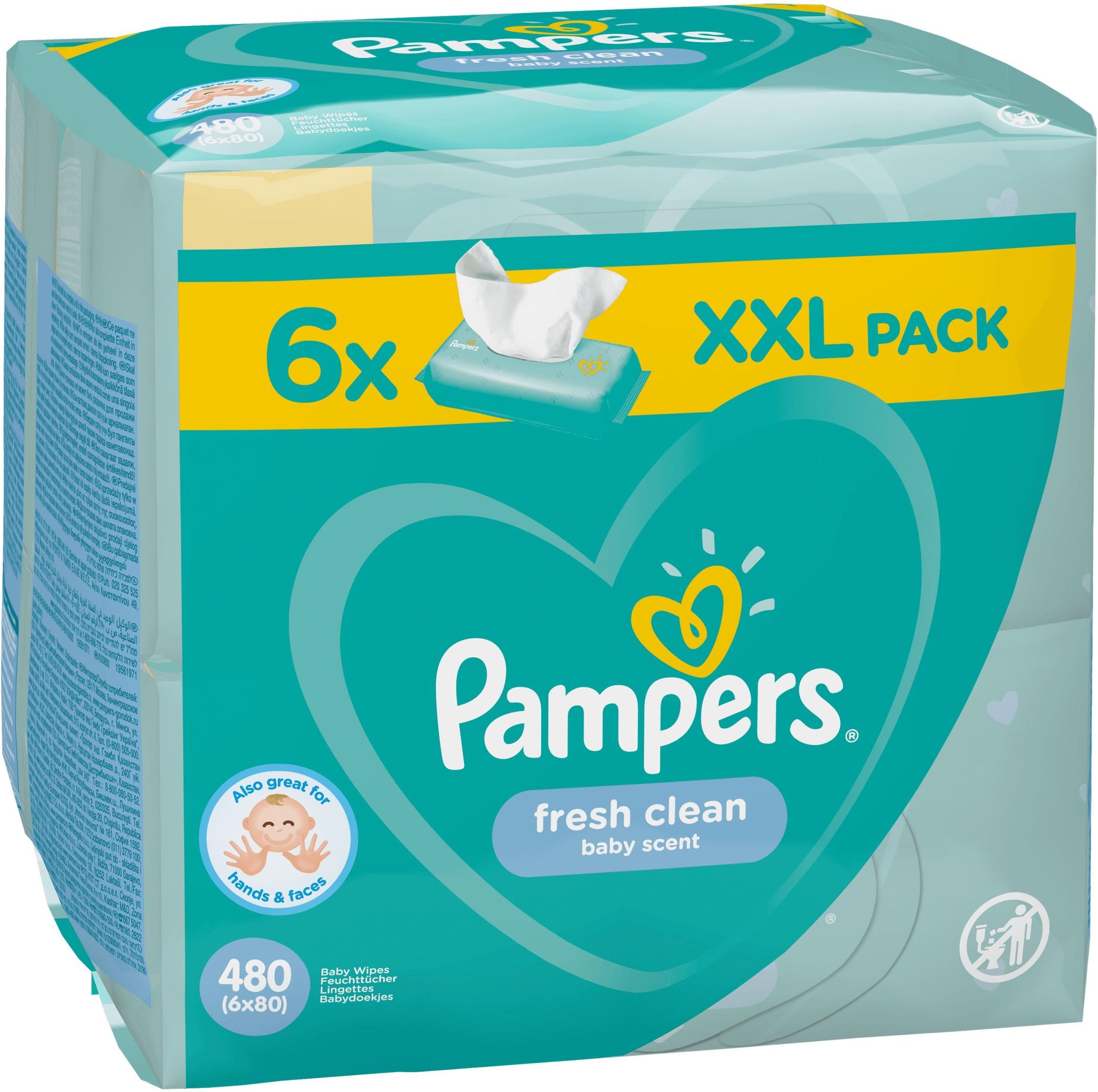 pampers chusteczki 6pak