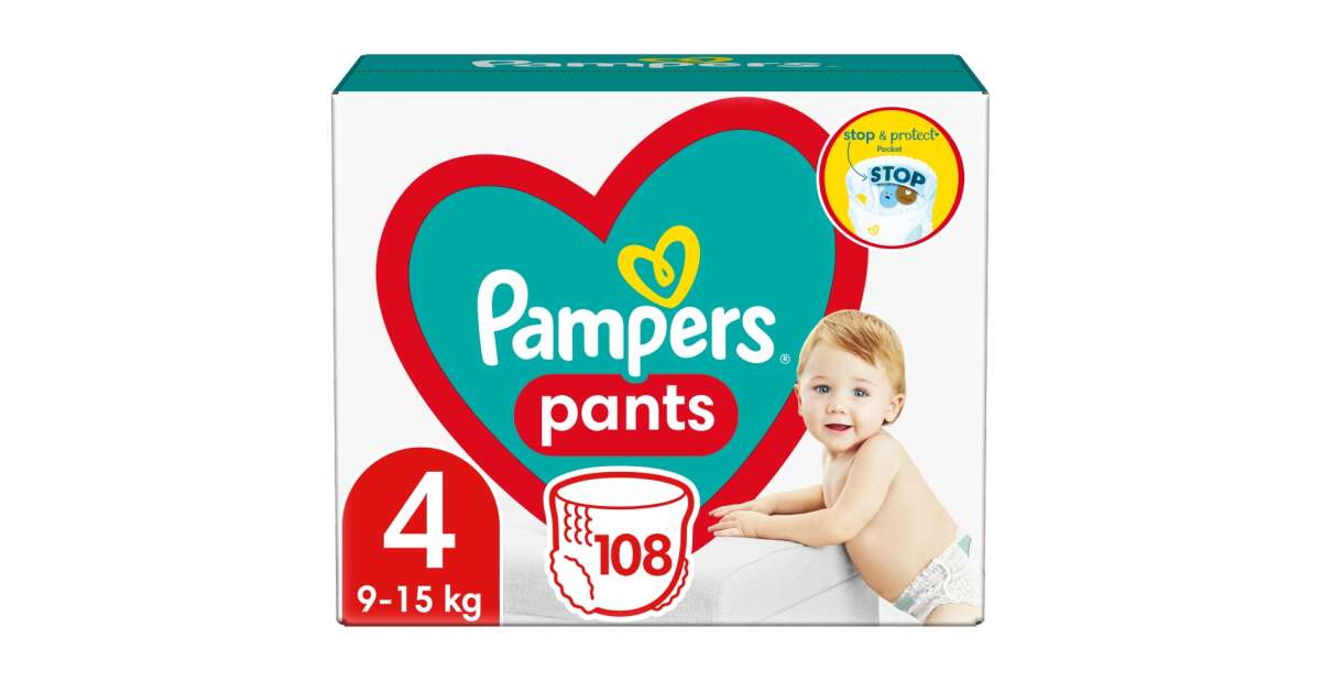 pants 4 pudełko pampers