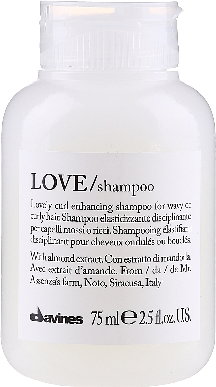 davines love curl shampoo szampon podkreślający skręt wizaz