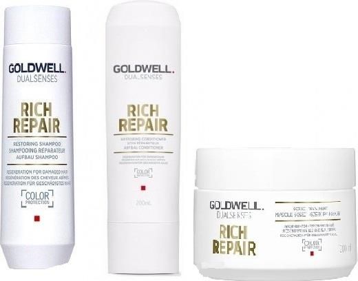 goldwell rich repair zestaw szampon odżywka maska