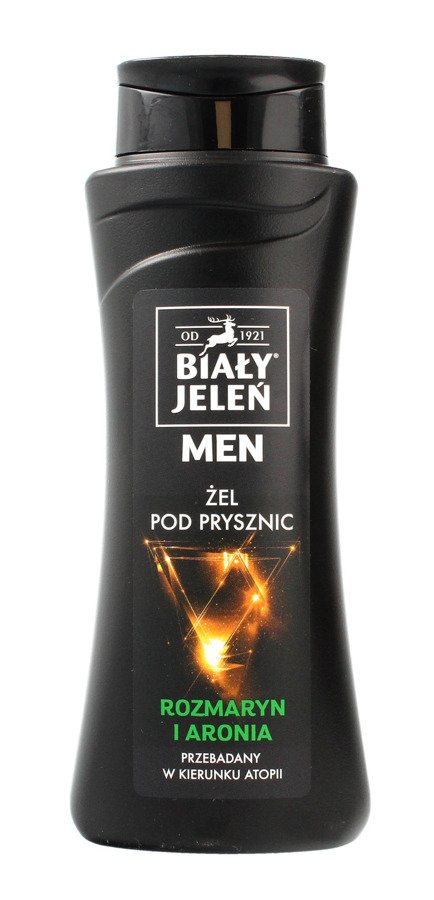 biały jeleń szampon żel hipoalergiczny 2w1 men z łopianem 300ml