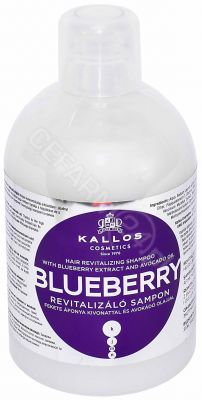 kallos blueberry rewitalizujący szampon do włosów 1000ml