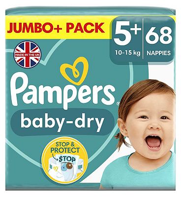 pampers baby dry boots