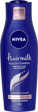 nivea hairmilk szampon różowy