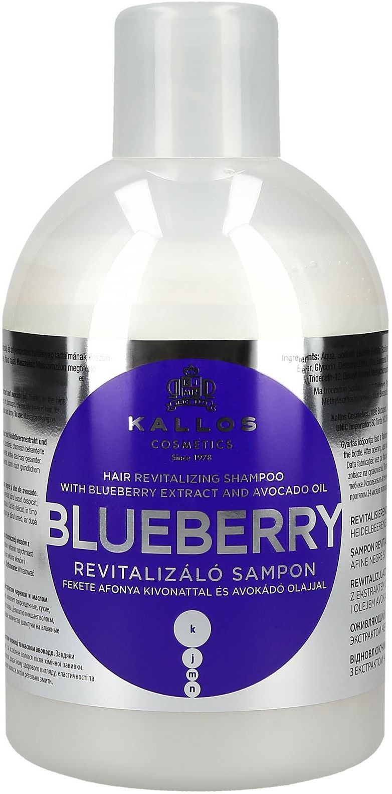 kallos szampon do włosów blueberry opinie