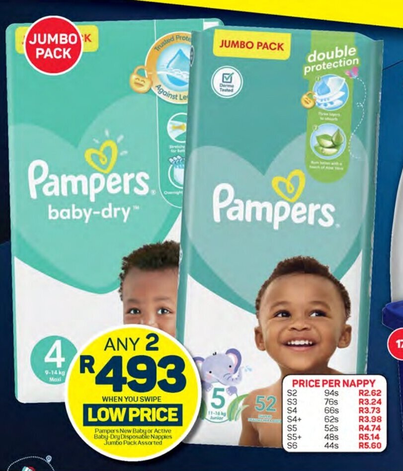 pampers new baby dry i active baby dry