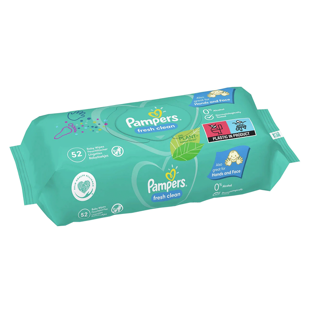 pampers baby wipes fresh clean