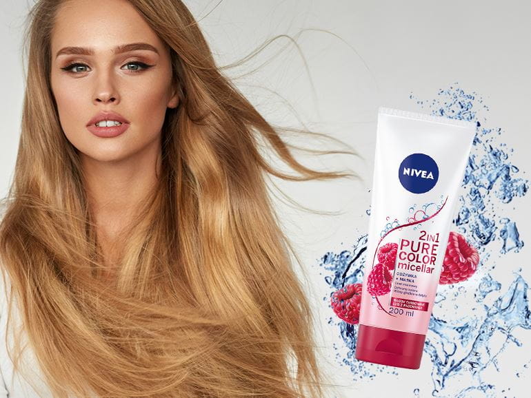 nivea odżywka do włosów blond