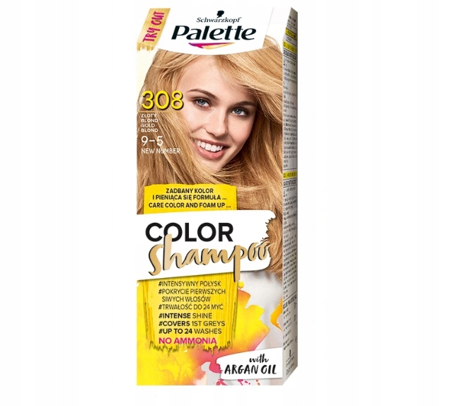 szampon palette blond złoty